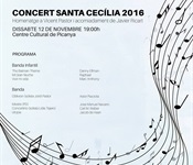 Concert de la Unió Musical en honor a Sta. Cecília