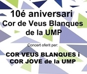 Concert de celebració dels 10 anys del Cor de Veus Blanques