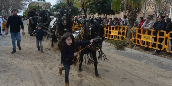 Festa de Sant Antoni. 1 de 2. Inici, cavalls i carruatges
