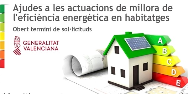 Ajudes a la millora de l'eficiència energètica dels habitatges