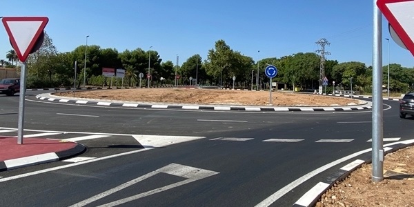 Oberta al trànsit la rotonda sobre la CV-407 i el nou accés a València Sud